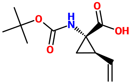 (图片) MC095212 N-Boc-(1S,2R)-1-amino-2-vinylcyclopropane COOH
